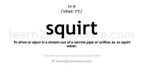 squirted traducción|squirted meaning in english.